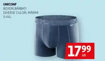 Auchan Uniconf boxeri bărbați diverse culori, mărimi s-xxl Ofertă