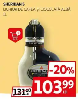 Auchan SHERIDAN'S Lichior de cafea și ciocolată albă Ofertă