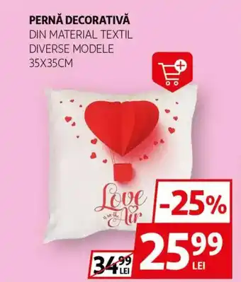 Auchan Pernă decorativă din material textil Ofertă