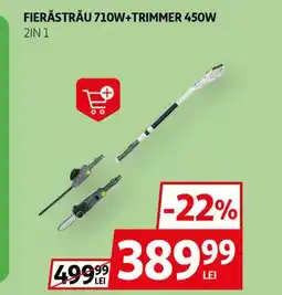 Auchan Fierăstrău 710w+trimmer 450w Ofertă