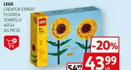 Auchan Lego creator expert floarea soarelui Ofertă