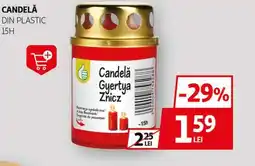 Auchan Candelă din plastic 15H Ofertă