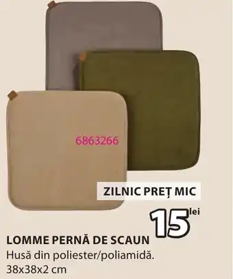 JYSK Lomme pernă de scaun Ofertă