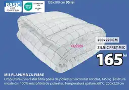 JYSK Mie plapumă cu fibre Ofertă