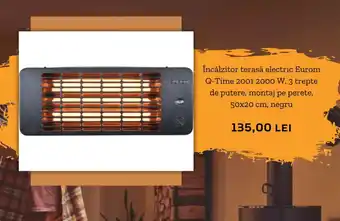 Hornbach Încălzitor terasă electric Eurom Q-Time 2001 2000 W Ofertă