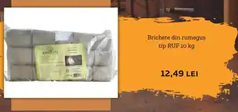 Hornbach Brichete din rumegus tip RUF Ofertă