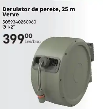 Brico Depôt Derulator de perete, 25 m Verve Ofertă