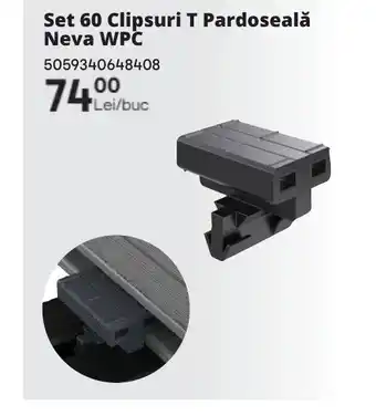 Brico Depôt Set 60 Clipsuri T Pardoseală Neva WPC Ofertă