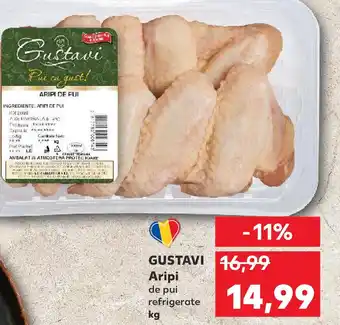 Kaufland GUSTAVI Aripi de pui refrigerate Ofertă