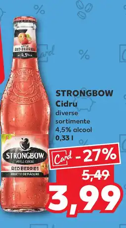 Kaufland STRONGBOW Cidru Ofertă