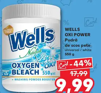 Kaufland WELLS OXI POWER Pudră de scos pete Ofertă