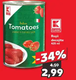 Kaufland Roşii decojite Ofertă