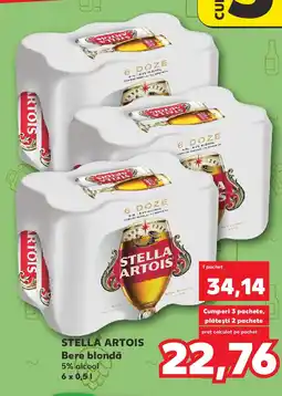 Kaufland STELLA ARTOIS Bere blondă Ofertă