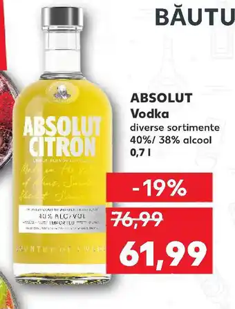 Kaufland ABSOLUT Vodka Ofertă