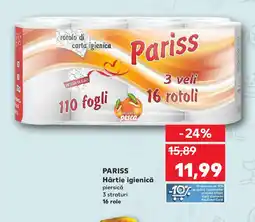 Kaufland PARISS Hârtie igienică Ofertă