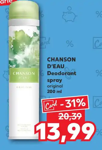 Kaufland CHANSON D'EAU Deodorant spray Ofertă