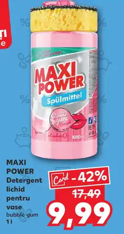 Kaufland MAXI POWER Detergent lichid pentru vase Ofertă