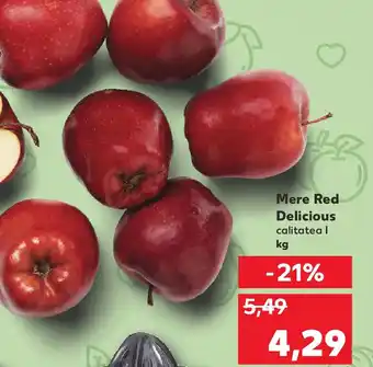 Kaufland Mere Red Delicious Ofertă