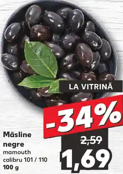 Kaufland Măsline negre mamouth Ofertă