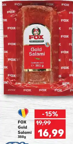 Kaufland FOX Gold Salami Ofertă