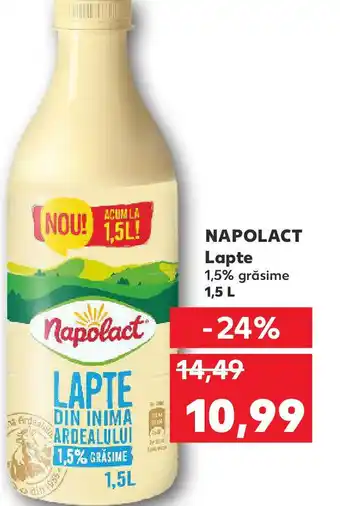 Kaufland NAPOLACT Lapte Ofertă