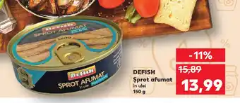 Kaufland DEFISH Şprot afumat în ulei Ofertă