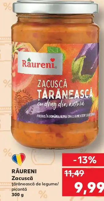 Kaufland RÂURENI Zacuscă Ofertă