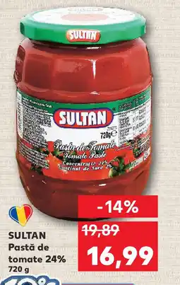 Kaufland SULTAN Pastă de tomate 24% Ofertă