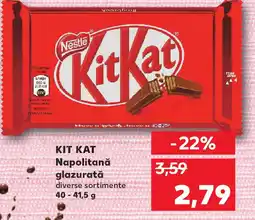 Kaufland KIT KAT Napolitană glazurată Ofertă