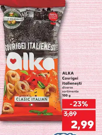 Kaufland ALKA Covrigei italieneşti Ofertă