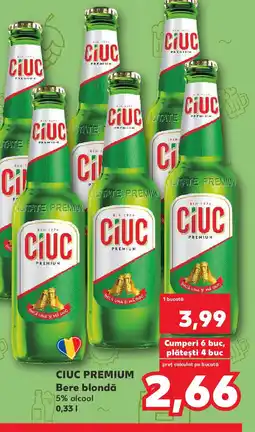 Kaufland CIUC PREMIUM Bere blondă Ofertă