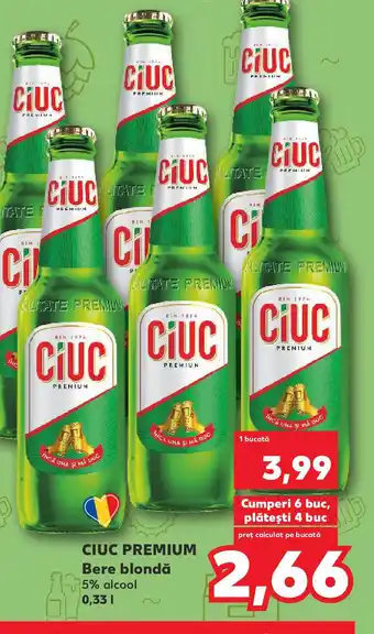 Kaufland CIUC PREMIUM Bere blondă Ofertă