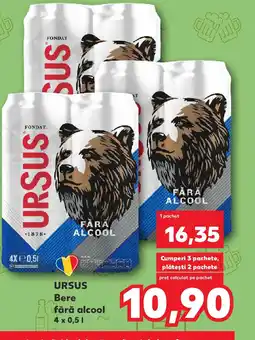 Kaufland URSUS Bere fără alcool Ofertă