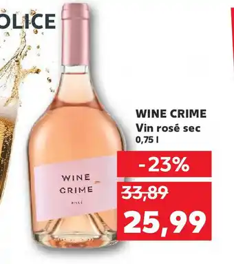 Kaufland WINE CRIME Vin rosé sec Ofertă