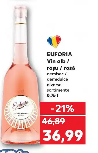 Kaufland EUFORIA Vin alb/ roşu / rosé Ofertă