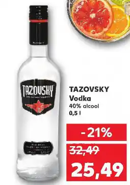 Kaufland TAZOVSKY Vodka Ofertă