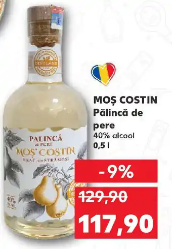 Kaufland MOŞ COSTIN Pălincă de pere Ofertă