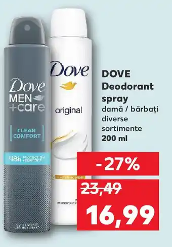 Kaufland DOVE Deodorant spray Ofertă