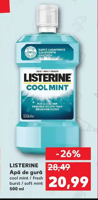 Kaufland LISTERINE Apă de gură Ofertă