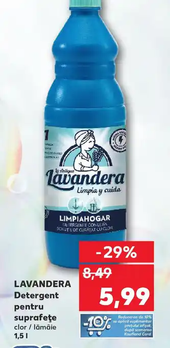 Kaufland LAVANDERA Detergent pentru suprafete Ofertă