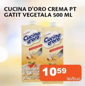 Unicarm CUCINA D'ORO Crema pt gatit vegetala Ofertă