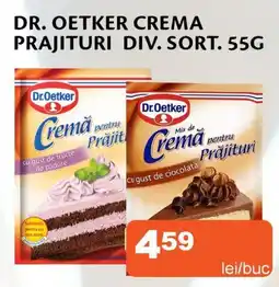 Unicarm DR. OETKER Crema prajituri div. sort. Ofertă