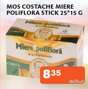 Unicarm Mos costache miere poliflora stick Ofertă