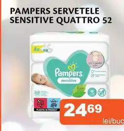 Unicarm PAMPERS Servetele sensitive quattro Ofertă