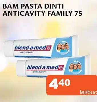 Unicarm BAM Pasta dinti anticavity family Ofertă