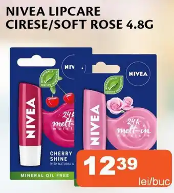 Unicarm NIVEA Lipcare cirese/soft rose Ofertă