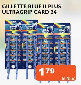 Unicarm GILLETTE BLUE II Plus ultragrip card 24 Ofertă