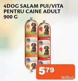 Unicarm 4DOG Salam pui/vita pentru caine adult Ofertă