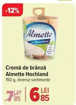 Carrefour Market Cremă de brânză Almette Hochland Ofertă