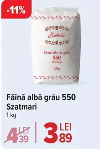 Carrefour Market Făină albă grâu 550 Szatmari Ofertă